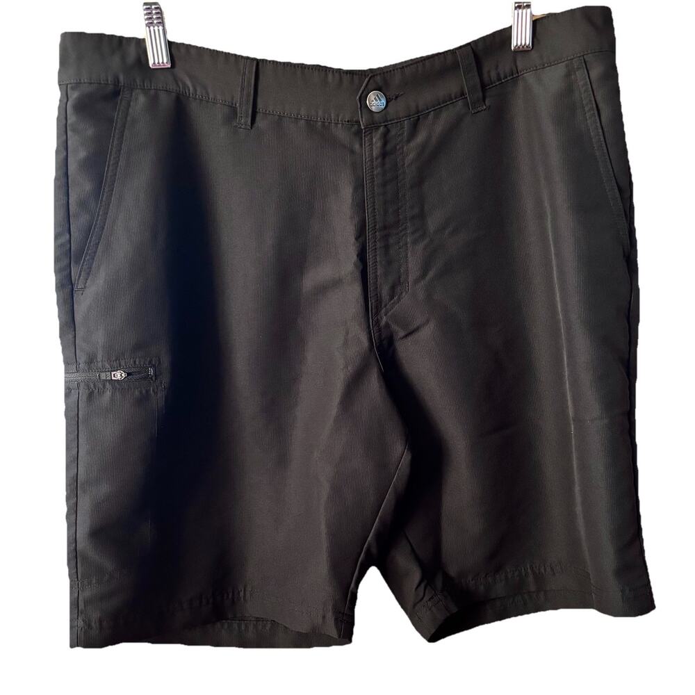 Adidas Men Performance Golf Shorts Sz 36 Black Activewear Walking Breathable